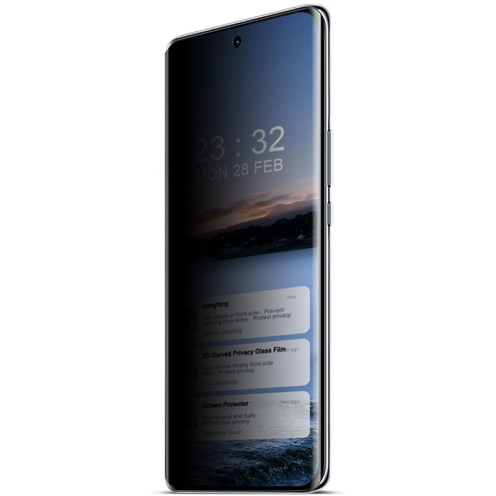 IMAK For Honor X50 Pro 5G Anti-Spy Privacy Screen Protector 3D Curved Tempered Glass Film