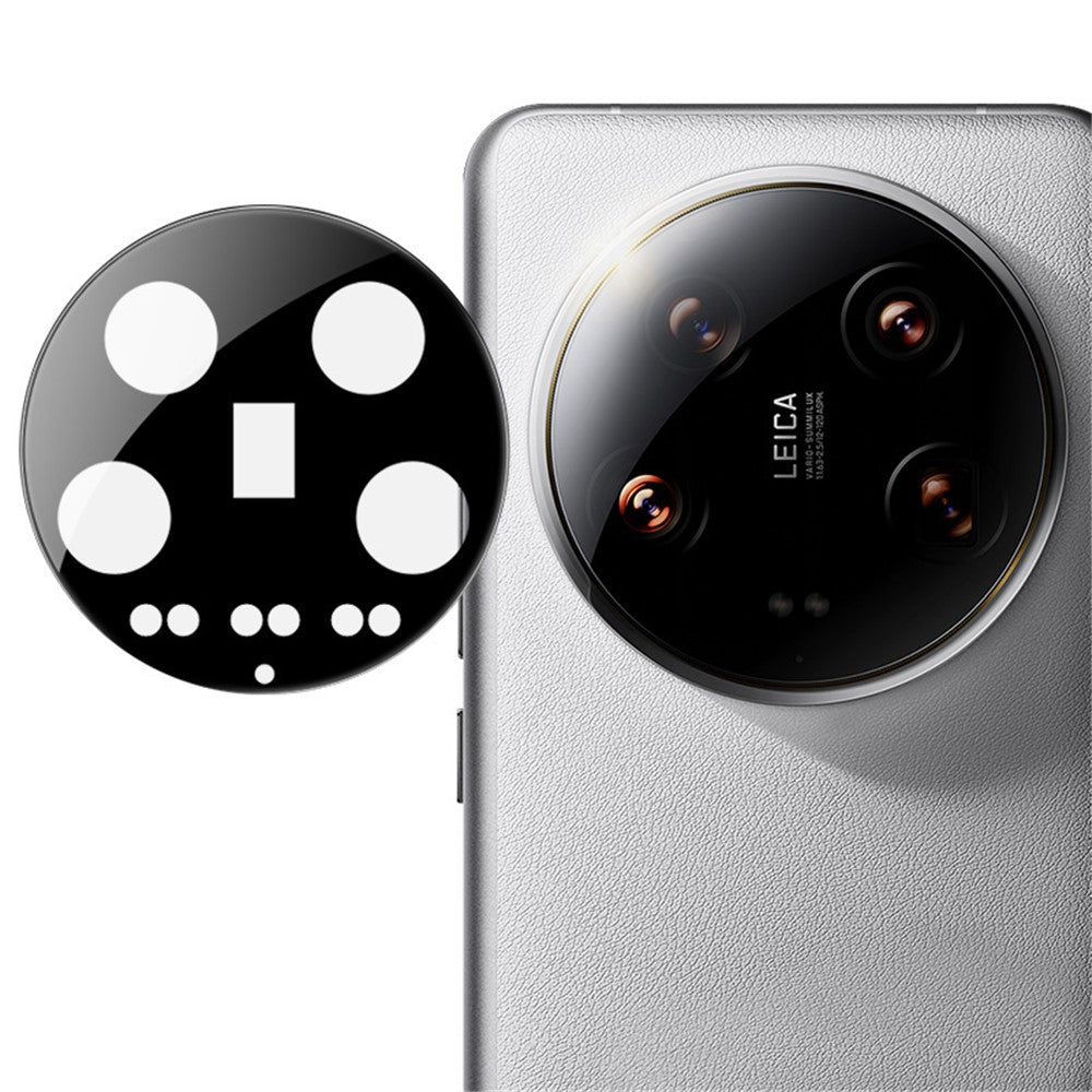 IMAK For Xiaomi 14 Ultra Camera Lens Protector Anti-scratch Lens Protective Film (Black Version)