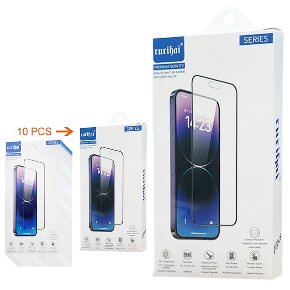 RURIHAI 10Pcs For Xiaomi Redmi Note 13 5G Screen Protector 2.5D 0.26mm Anti-scratch Film