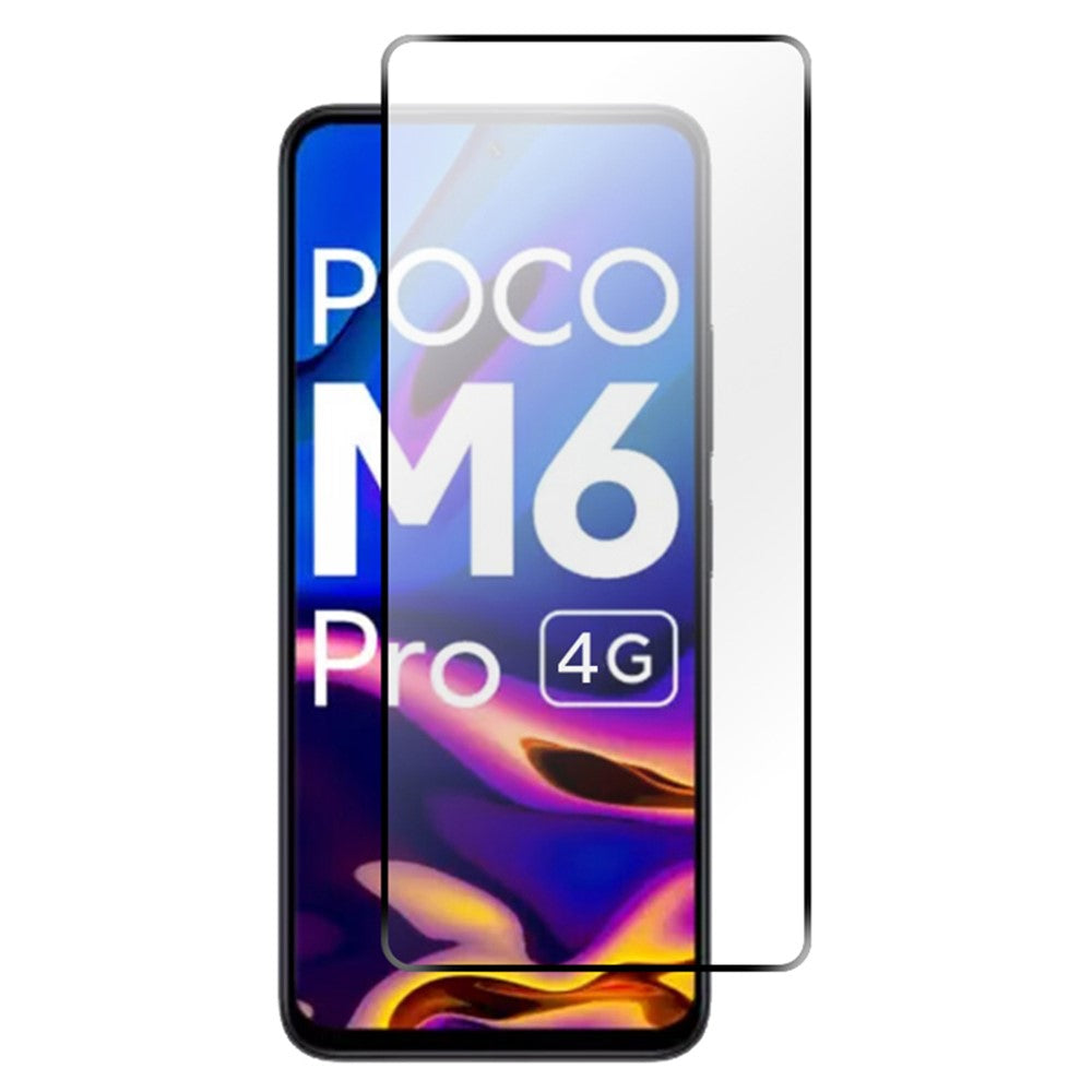 RURIHAI 10Pcs For Xiaomi Poco M6 Pro 4G / Redmi Note 13 Pro 4G 2.5D Film High Aluminum-silicon Glass HD Clear Screen Protector