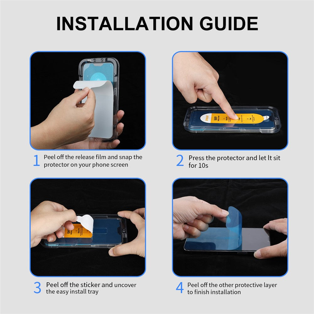 ENKAY HAT PRINCE For Huawei P60 / P60 Pro / P60 Art Full Screen Protector Side Glue HD Clear Support Fingerprint Unlock