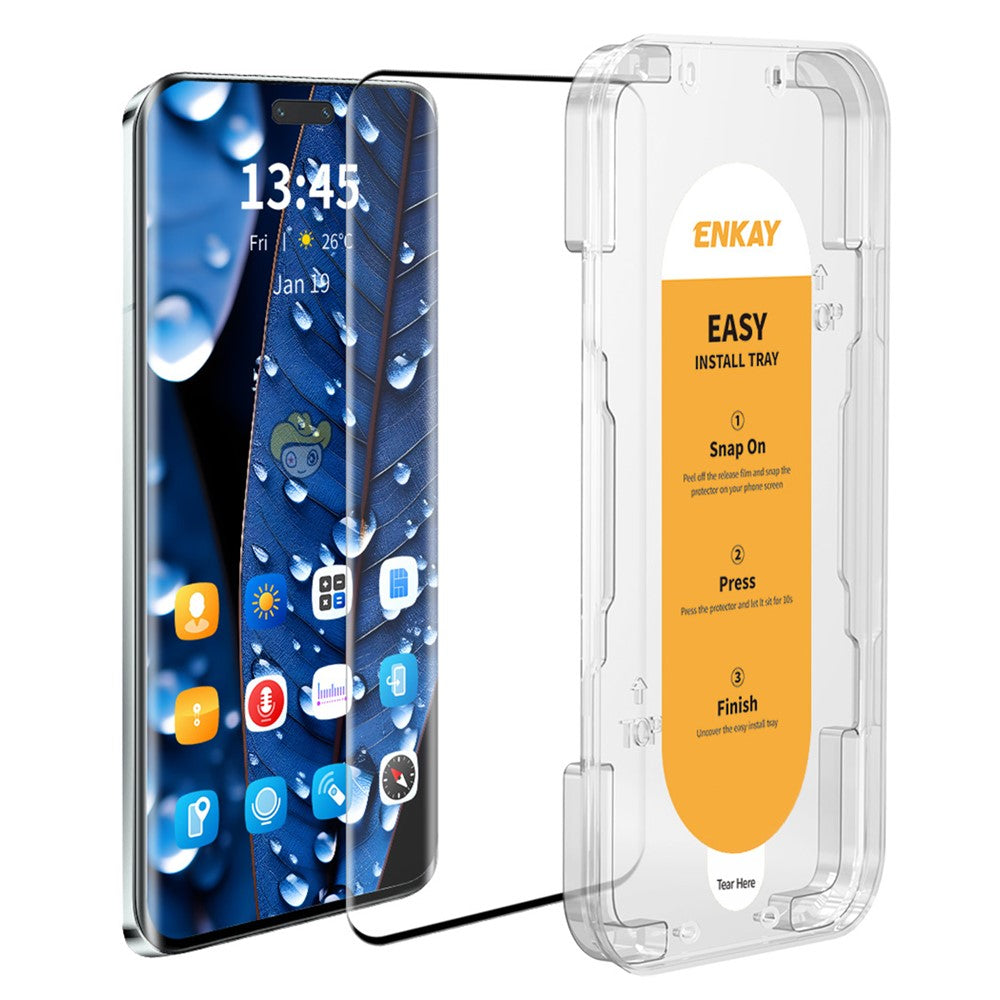 ENKAY HAT PRINCE For Huawei nova 12 Ultra 5G / nova 12 Pro 5G Full Screen Protector Side Glue Support Fingerprint Unlock