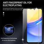 2Pcs For Samsung Galaxy A24 4G (162.1 x 77.6 x 8.3mm) Screen Protector with Camera Lens Protector Tempered Glass