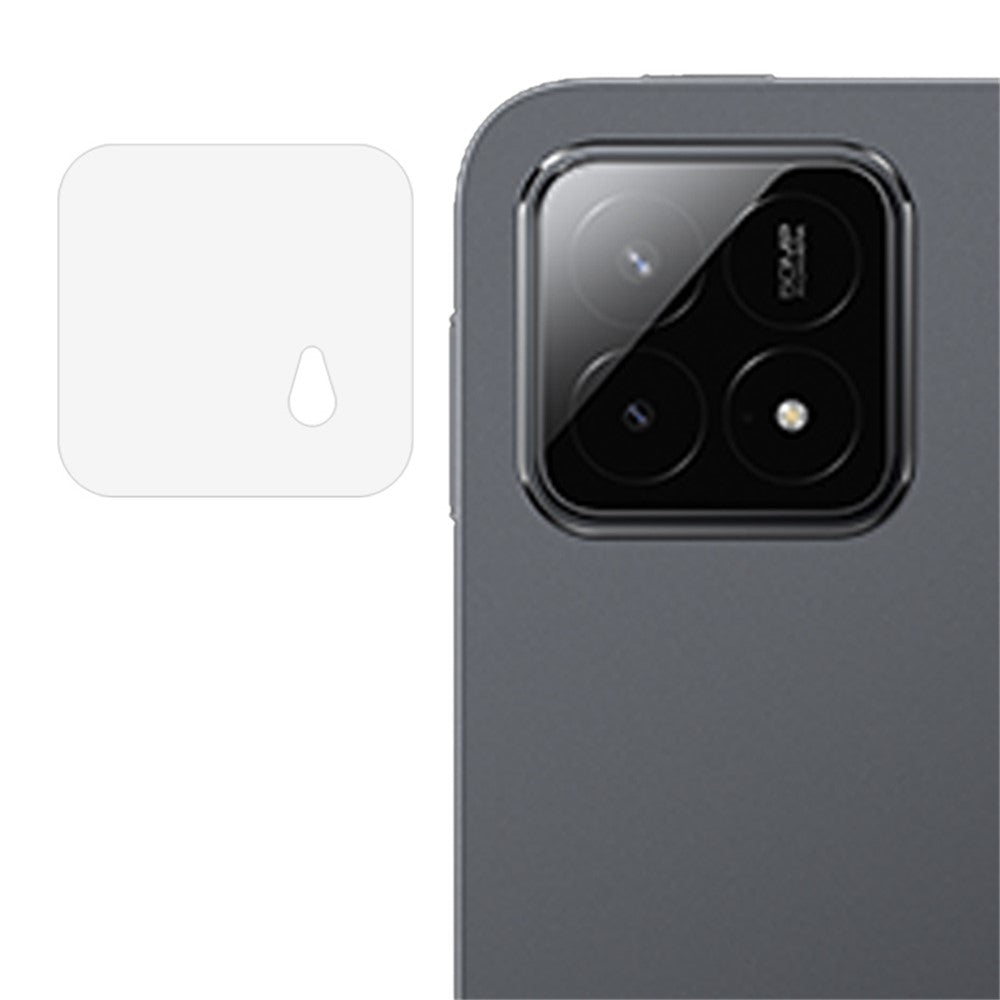 2 st för Xiaomi Pad 6S Pro 12.4 kameralinsskydd 2.5D härdat glas bakre linsfilm