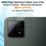IMAK 2Pcs  /  Set For Xiaomi Pad 6S Pro 12.4 Camera Lens Protector HD Clear Tempered Glass Lens Film