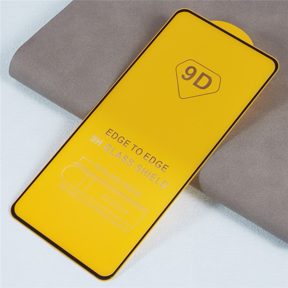 For Xiaomi Redmi Note 13 4G  /  Note 13 Pro 4G  /  Poco M6 Pro 4G Secondary Hardening 9D Tempered Glass Screen Protector Full Glue Silk Printing Film