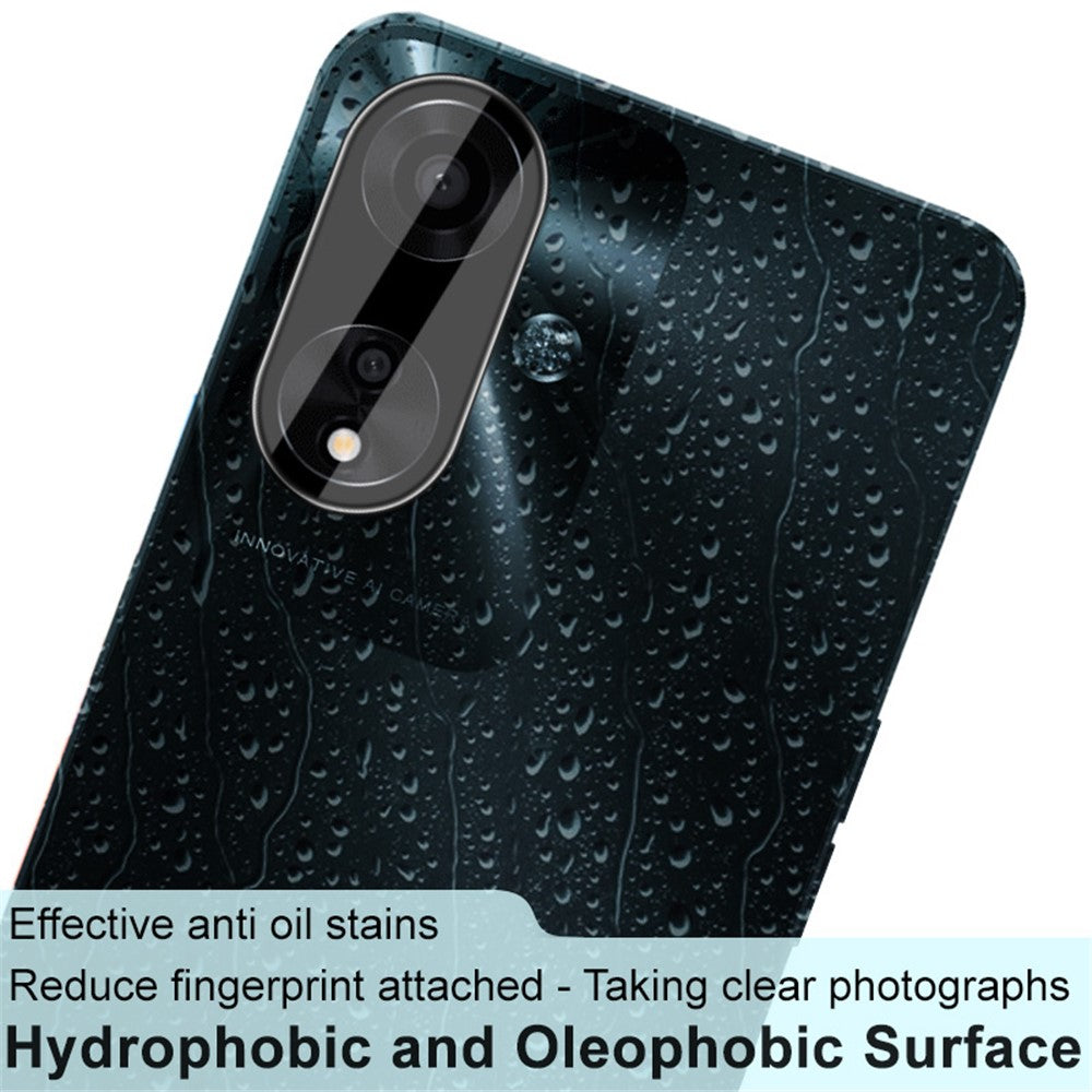 IMAK For Oppo A59 5G  Camera Lens Film Integrated Rear Lens Protector+Acrylic Lens Cap (Black Version)