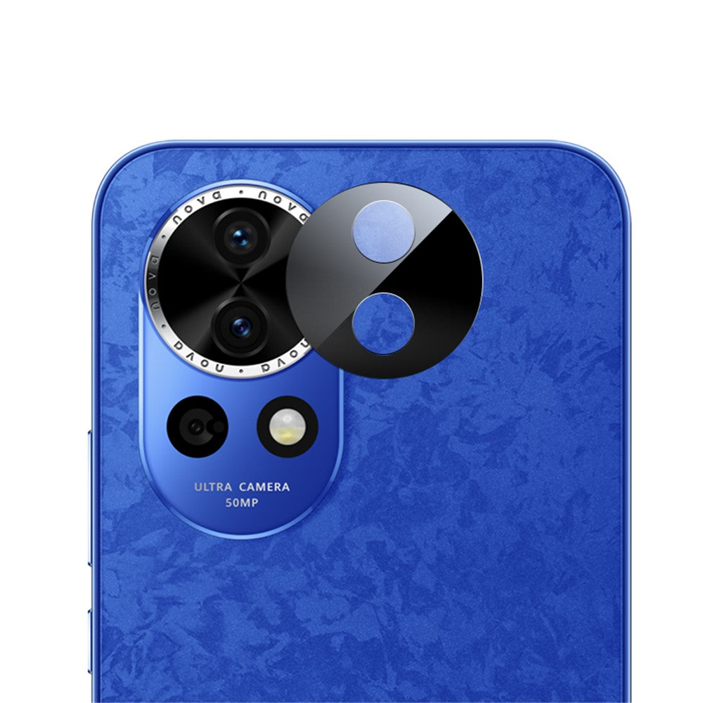 RURIHAI För Huawei Nova 12 5G Silk-Printed Camera Lens Protector AR Clear Back Lens Film