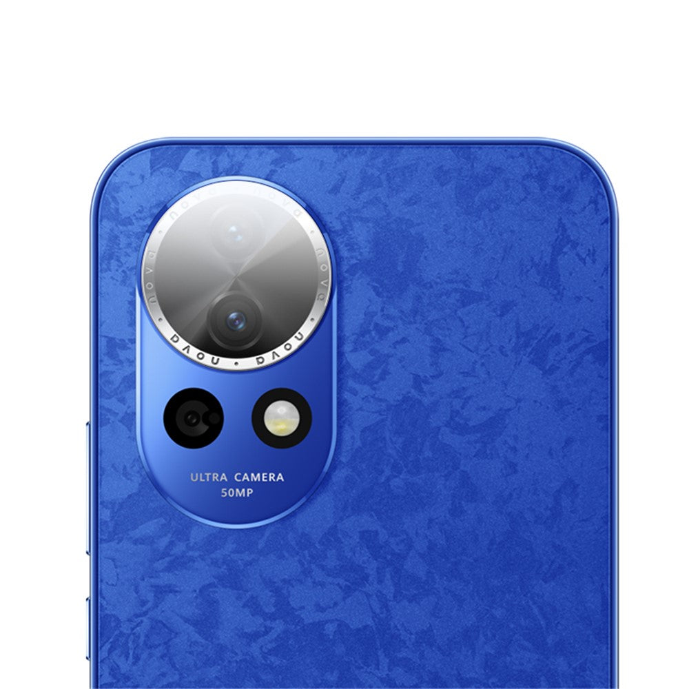 RURIHAI För Huawei Nova 12 5G Genomskinlig Kameralinsskydd Hög Aluminium-Silikon Glaslinsfilm