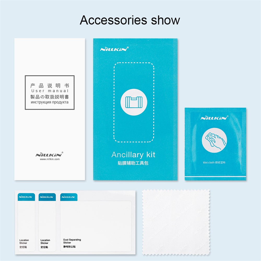 NILLKIN CP+PRO For Xiaomi Redmi Note 13 4G AGC Glass Screen Protector Anti-explosion Full Cover Film