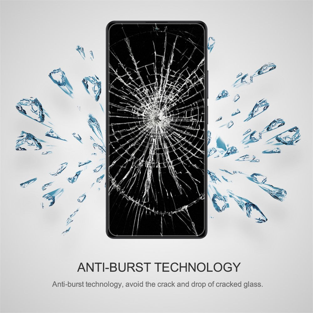 NILLKIN CP+PRO For Xiaomi Redmi Note 13 4G AGC Glass Screen Protector Anti-explosion Full Cover Film