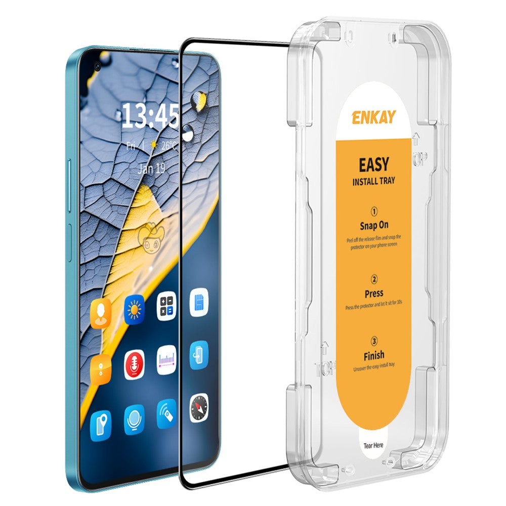 ENKAY HAT PRINCE För Oppo K9 / K9 Pro Skärmskydd med enkelt installationsverktyg Hög aluminium-kiselglasfilm