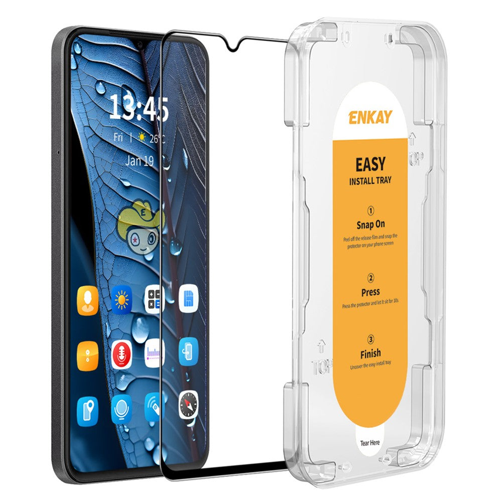 ENKAY HAT PRINCE För Oppo A55s 5G / A56s 5G / A57 (2022) 5G / A58x 5G / A97 5G / A77 5G Skärmskydd Helklistrat