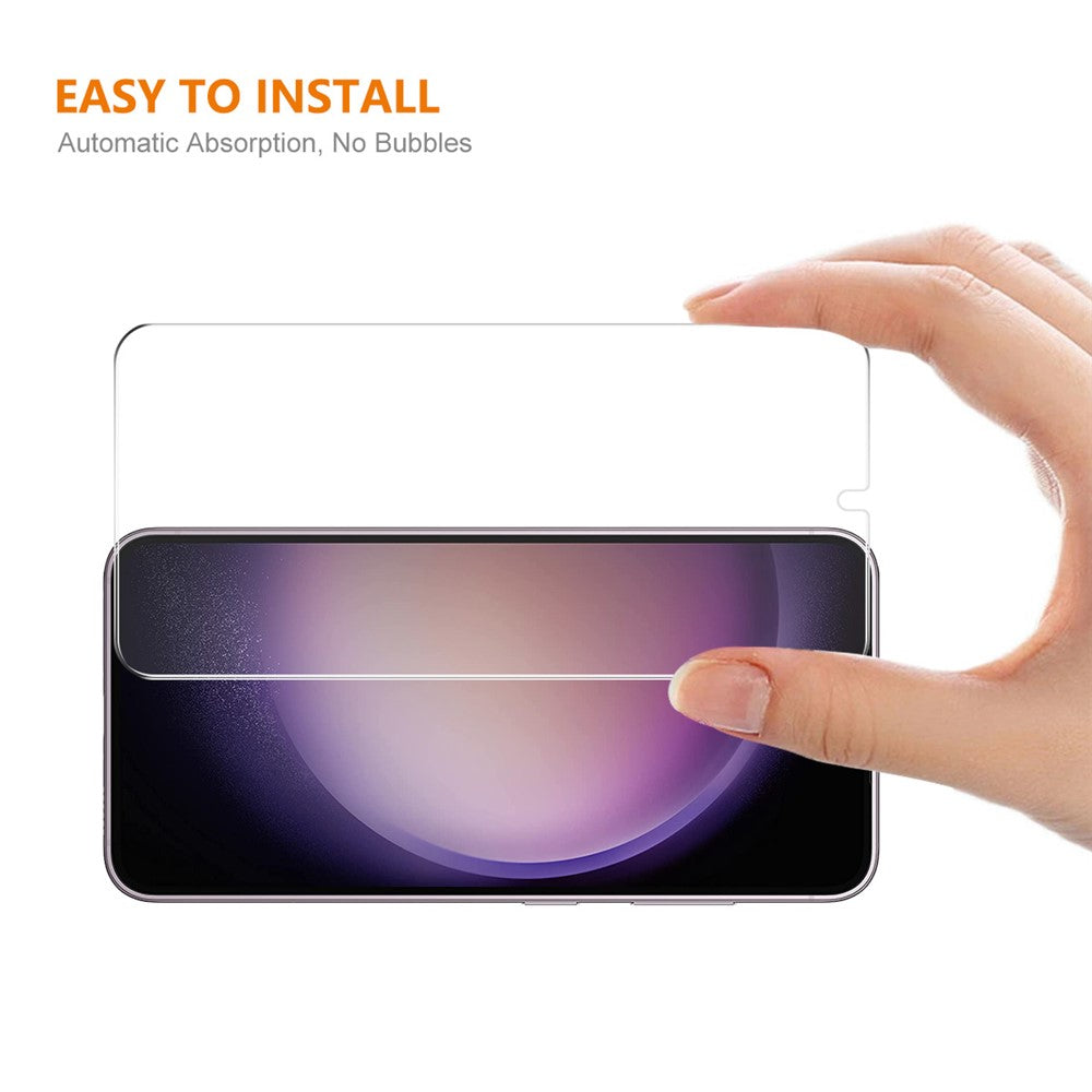 ENKAY HAT PRINCE För Samsung Galaxy S23 / S22 5G Skärmskydd HD Fingeravtryckslåsning Hög Aluminium-Silicon Glasfilm