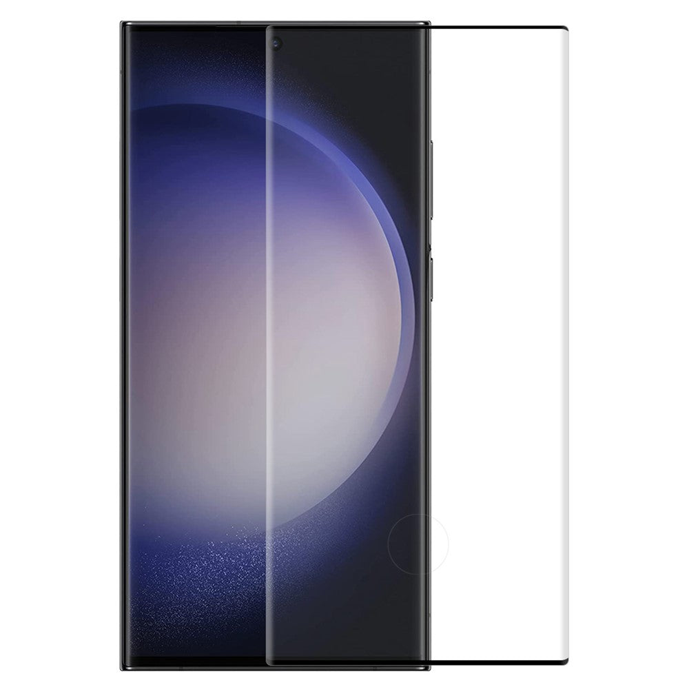 ENKAY HAT PRINCE hærdet glasfilm til Samsung Galaxy S22 Ultra 5G, klar, fulddækkende skærmbeskyttelse, understøtter fingeraftryksoplåsning