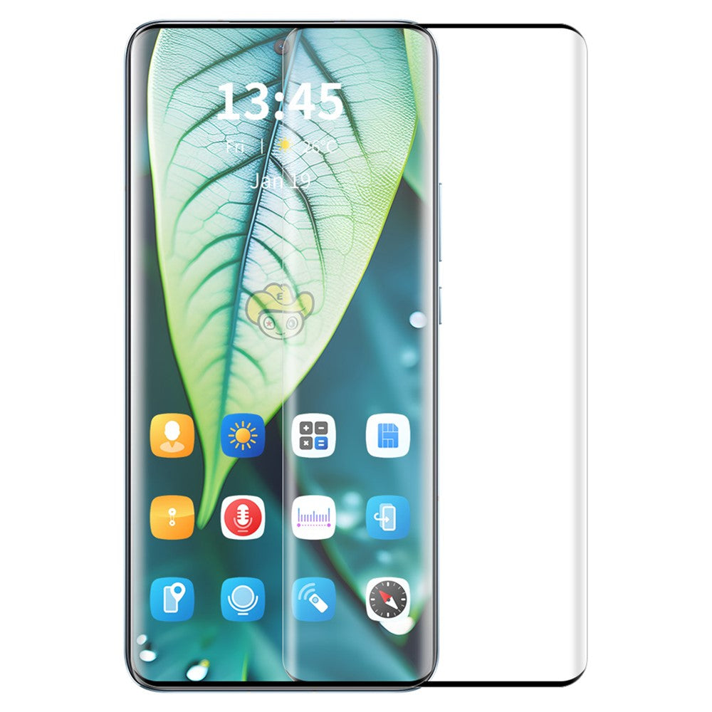 ENKAY HAT PRINCE For Honor X50 Pro 5G Tempered Glass Screen Protector Full Covering Clear Film Support Fingerprint Unlock