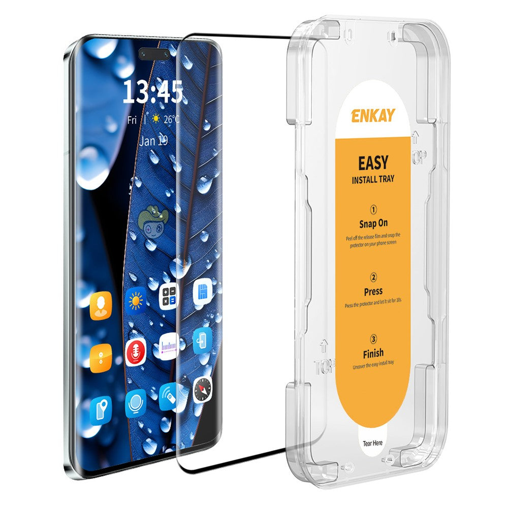 ENKAY HAT PRINCE För Xiaomi Civi 2 5G Skärmskydd Hög Aluminium-Silicon Glasfilm Stöder Fingeravtryckslåsning