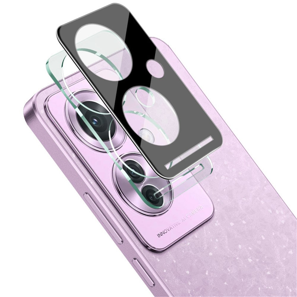 IMAK För Oppo Reno11 F 5G / F25 Pro 5G Integrerad Kameralinsfilm + Linsskydd (Svart Version)