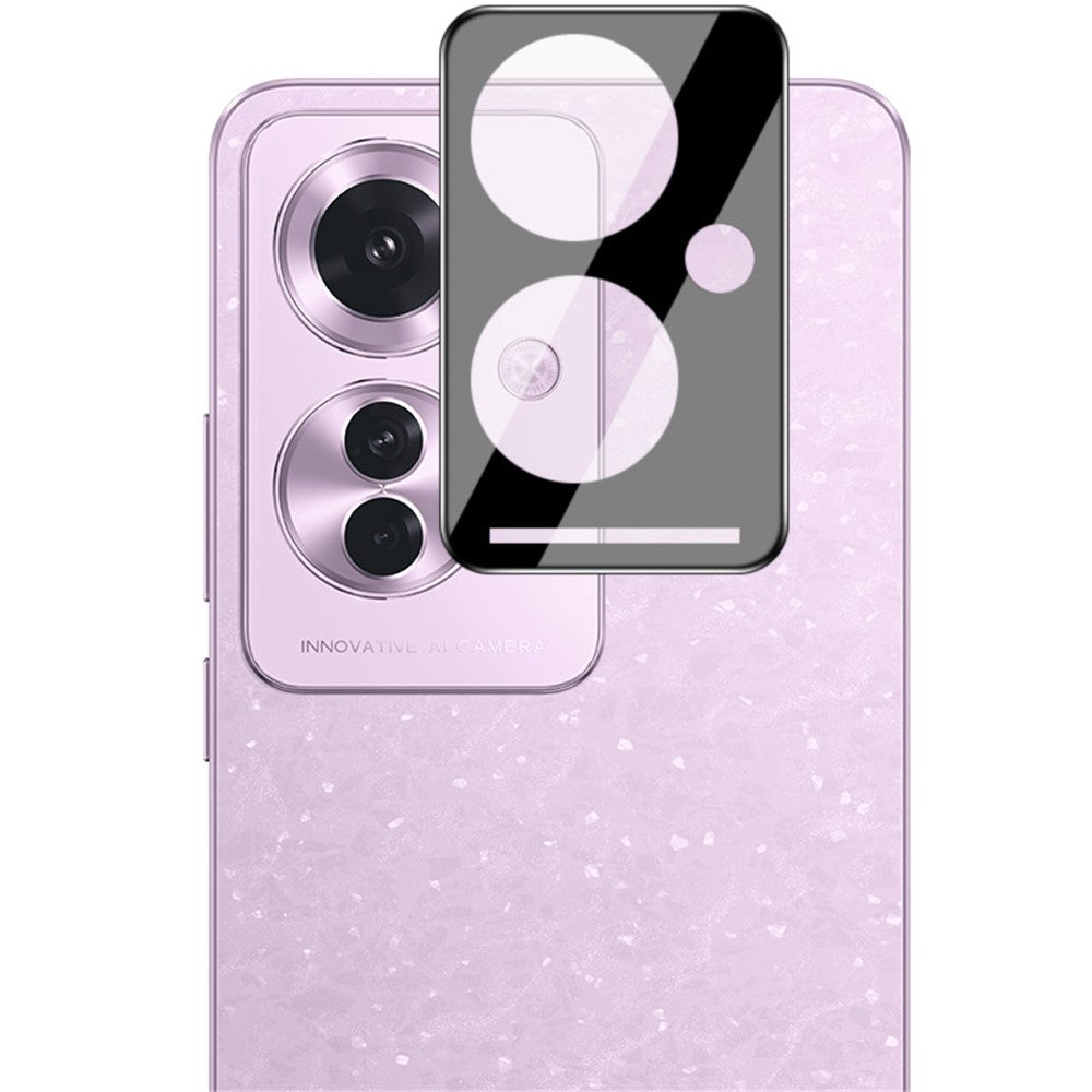 IMAK För Oppo Reno11 F 5G / F25 Pro 5G Integrerad Kameralinsfilm + Linsskydd (Svart Version)