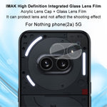 IMAK til Nothing Phone (2a) Kameraglasbeskytter Ultra Clear Linsefilm + Akryllinsebeskyttelseshætte