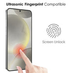 NORTHJO A++ For Samsung Galaxy S24+ Screen Protector 0.15mm 2.5D Screen Film Support Fingerprint Unlock, Black