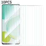 RURIHAI 10 st. för Huawei nova 12i 4G skärmskydd 2.5D 0.26mm heltäckande självhäftande film med hög transparens