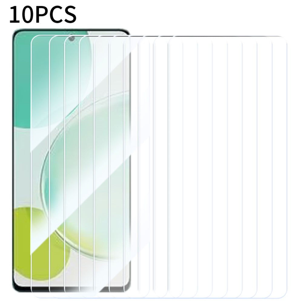 RURIHAI 10 st. för Huawei nova 12i 4G skärmskydd 2.5D 0.26mm heltäckande självhäftande film med hög transparens