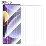 RURIHAI 10 st. för Xiaomi Poco F6 Pro 5G / K70 5G / K70 Pro 5G skärmskydd 2.5D HD klar hög aluminium-kiselglasfilm