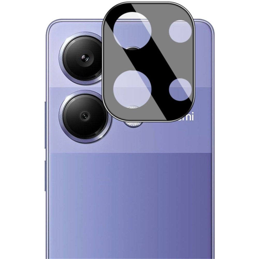 IMAK For Xiaomi Redmi Note 13 Pro 4G / Poco M6 Pro 4G Integrated Camera Lens Protector Tempered Glass +Acrylic Lens Cap (Black Version)