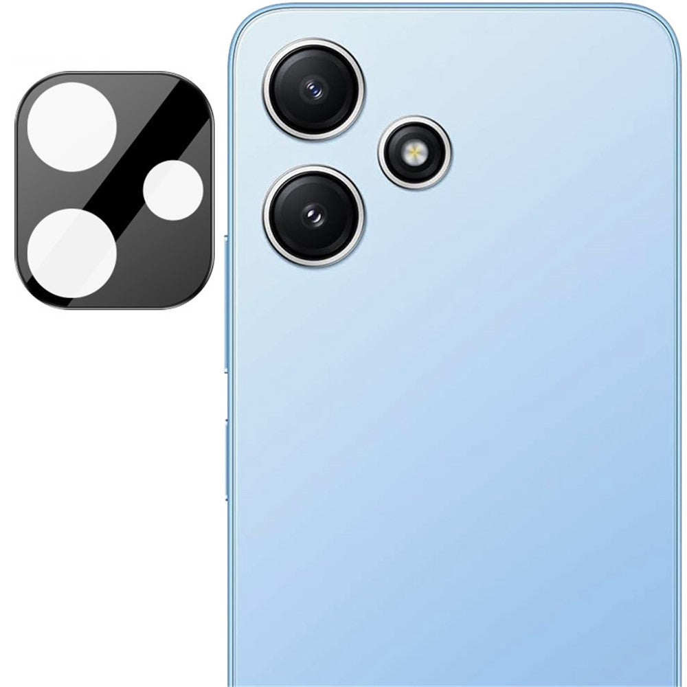 IMAK For Xiaomi Redmi 12 5G (Global) / Note 12R 5G / Poco M6 Pro 5G Camera Lens Protector+Acrylic Lens Cap (Black Version)