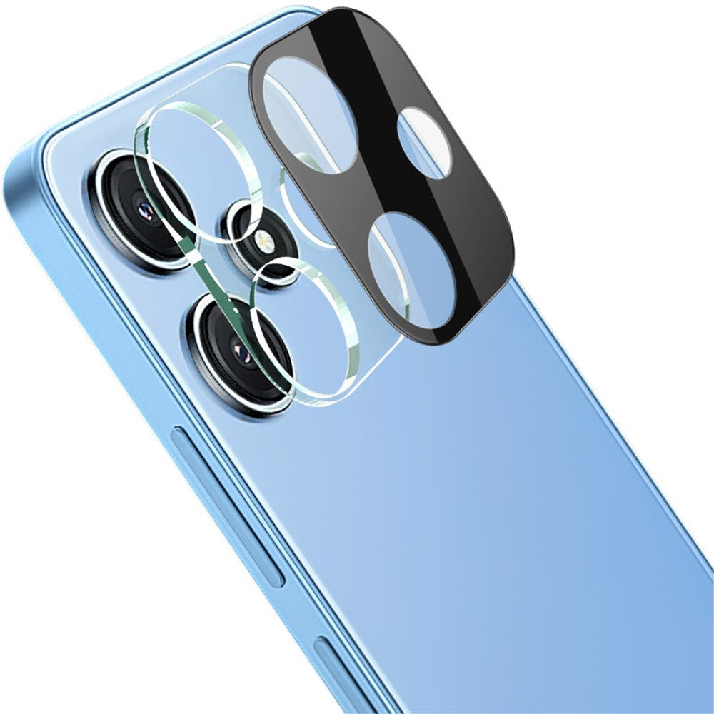 IMAK For Xiaomi Redmi 12 5G (Global) / Note 12R 5G / Poco M6 Pro 5G Camera Lens Protector+Acrylic Lens Cap (Black Version)