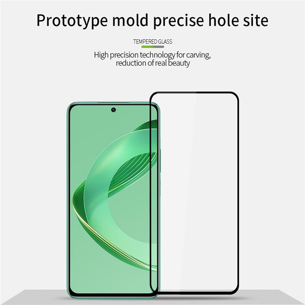 PINWUYO JK Series-2 skærmbeskyttelse til Huawei nova 12 SE 4G i højkvalitets aluminiumsilikatglas, HD-klar