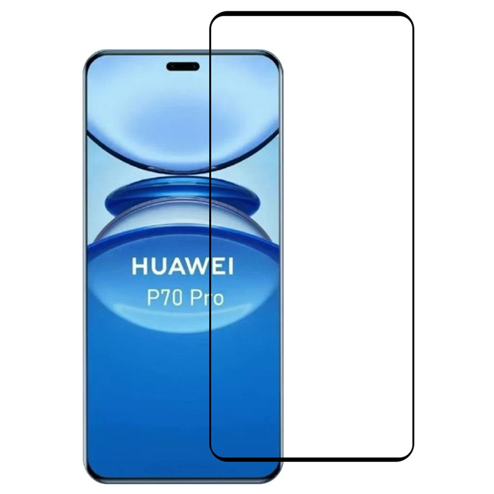 Huawei Pura 70 Pro / Pura 70 Pro+ / Pura 70 Ultra böjd sidoskärm med självhäftande silkestryck, hög aluminium-kiselglasfilm