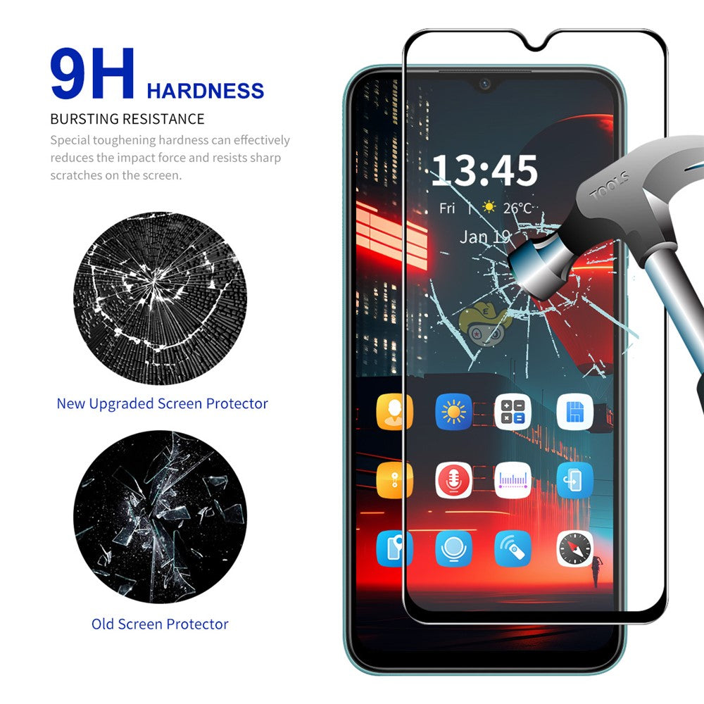 ENKAY HAT PRINCE for Oppo A17 4G Screen Protector 0.26mm HD Clear Scratch-resistant Film