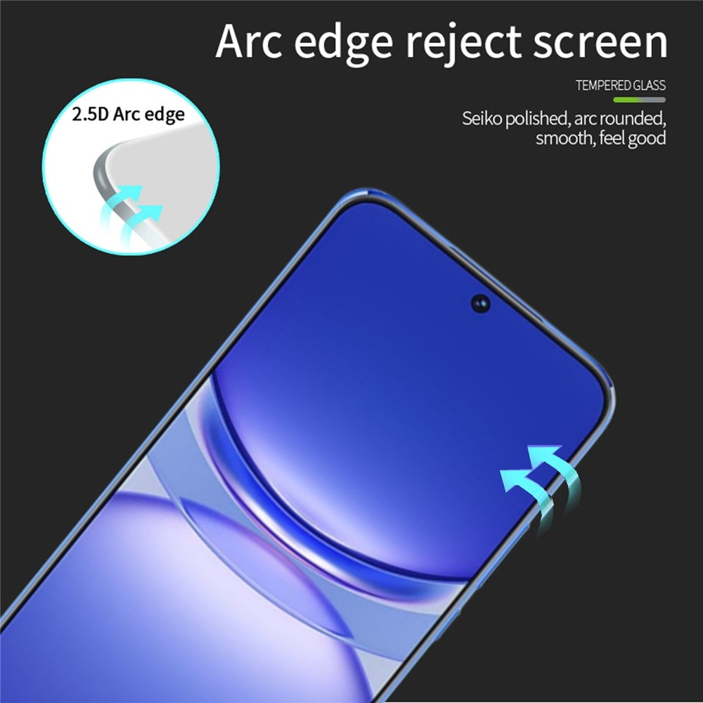 MOFI JK Series-1 för Huawei Nova 12s 4G / Nova 11 / Nova 12 Lite 4G Skärmskydd Hög Aluminium-Silikon Glas Helklistrad Film