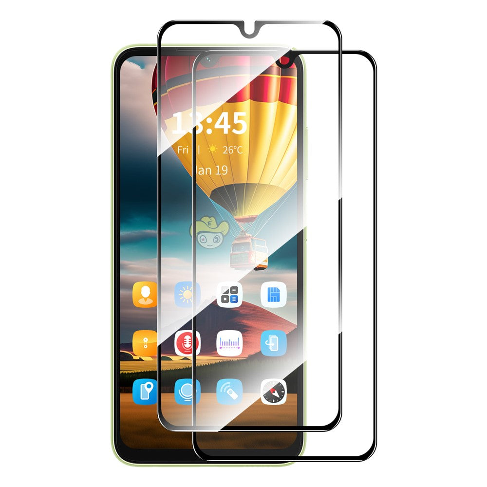 ENKAY HAT PRINCE 2PCS For Huawei nova Y70 Plus 4G / Y70 4G Anti-explosion 0.26mm Ultra-thin High Aluminium-silicon Glass Screen Film