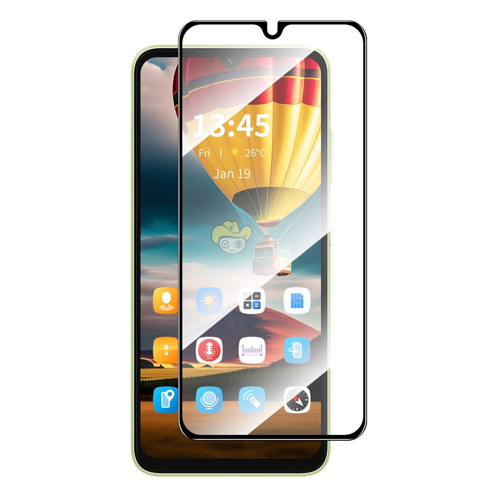 ENKAY HAT PRINCE För Huawei Nova Y70 Plus 4G / Y70 4G 2.5D Helskärmsskydd Hög Aluminium-Silicon Glasfilm