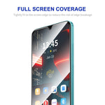 ENKAY HAT PRINCE 2Pcs for Honor Play6C 4G Full Screen Protector 0.26mm 9H 2.5D Silk Printing Film