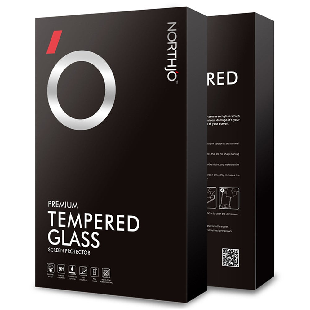NORTHJO A+ For Xiaomi 14 Ultra Screen Film 3D Curved Side Glue Tempered Glass  Screen Protector -Black