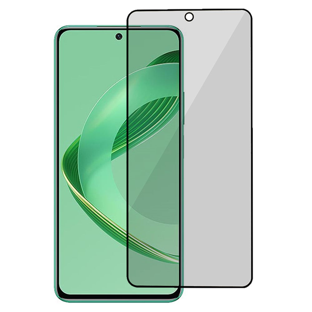 Huawei Nova 12 SE 4G Anti-Spy Film Härdat Glas Silk Print Helskärmsskydd