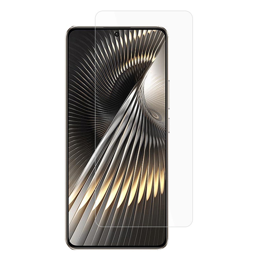AMORUS För Xiaomi Redmi Turbo 3 5G / Poco F6 5G Skärmskydd Hög Aluminium-Silikon Glas 2.5D Arc Edge Film