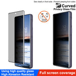 IMAK For Huawei Mate X3 5G / Mate X5 Tempered Glass Screen Protector 3D Curved Anti-Peep Screen Film