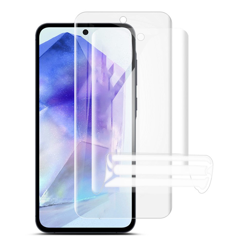 IMAK 2Pcs / Set Hydrogel Film III for Samsung Galaxy A35 5G / A55 5G Soft TPU Anti-scratch Screen Protector