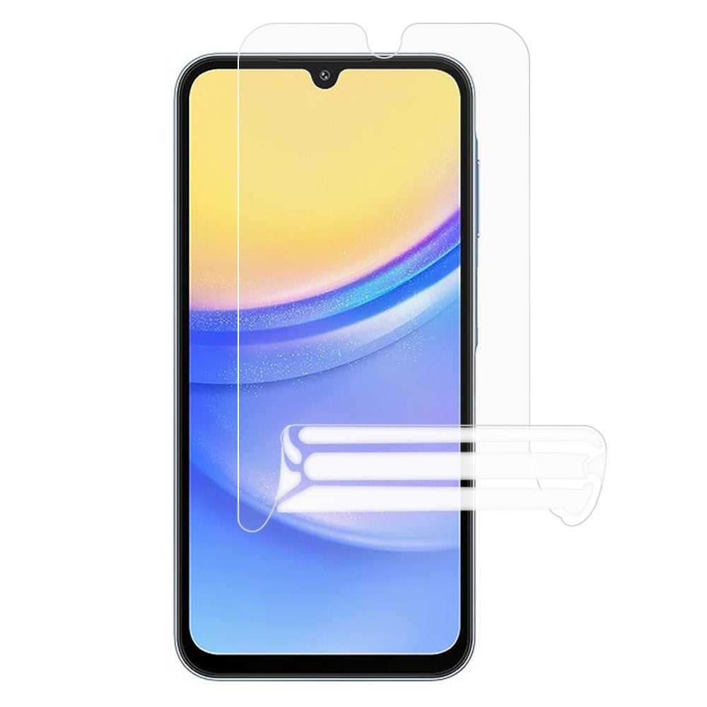 Til Samsung Galaxy A15 4G / 5G Hydrogel Film Transparent Blød TPU Fuld Dækkende Skærmbeskytter