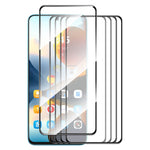 ENKAY HAT PRINCE 5Pcs for Xiaomi Poco M6 Pro 4G / Redmi Note 13 Pro 4G Screen Protector Full Glue Silk Printing Film