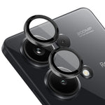 NORTHJO 1 Set For Xiaomi Poco M6 Pro 4G / Redmi Note 13 Pro 4G Camera Lens Protector CD Vein Metal Ring Lens Film