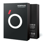 NORTHJO 1 Set For Xiaomi Poco M6 Pro 4G / Redmi Note 13 Pro 4G Camera Lens Protector CD Vein Metal Ring Lens Film