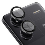 NORTHJO 1 set för Xiaomi Redmi Note 13 Pro+ 5G kameralinsfilm anti-fingeravtryck härdat glas + metallring linsskydd
