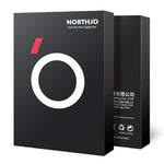 NORTHJO 1 set för Xiaomi Redmi Note 13 Pro+ 5G kameralinsfilm anti-fingeravtryck härdat glas + metallring linsskydd