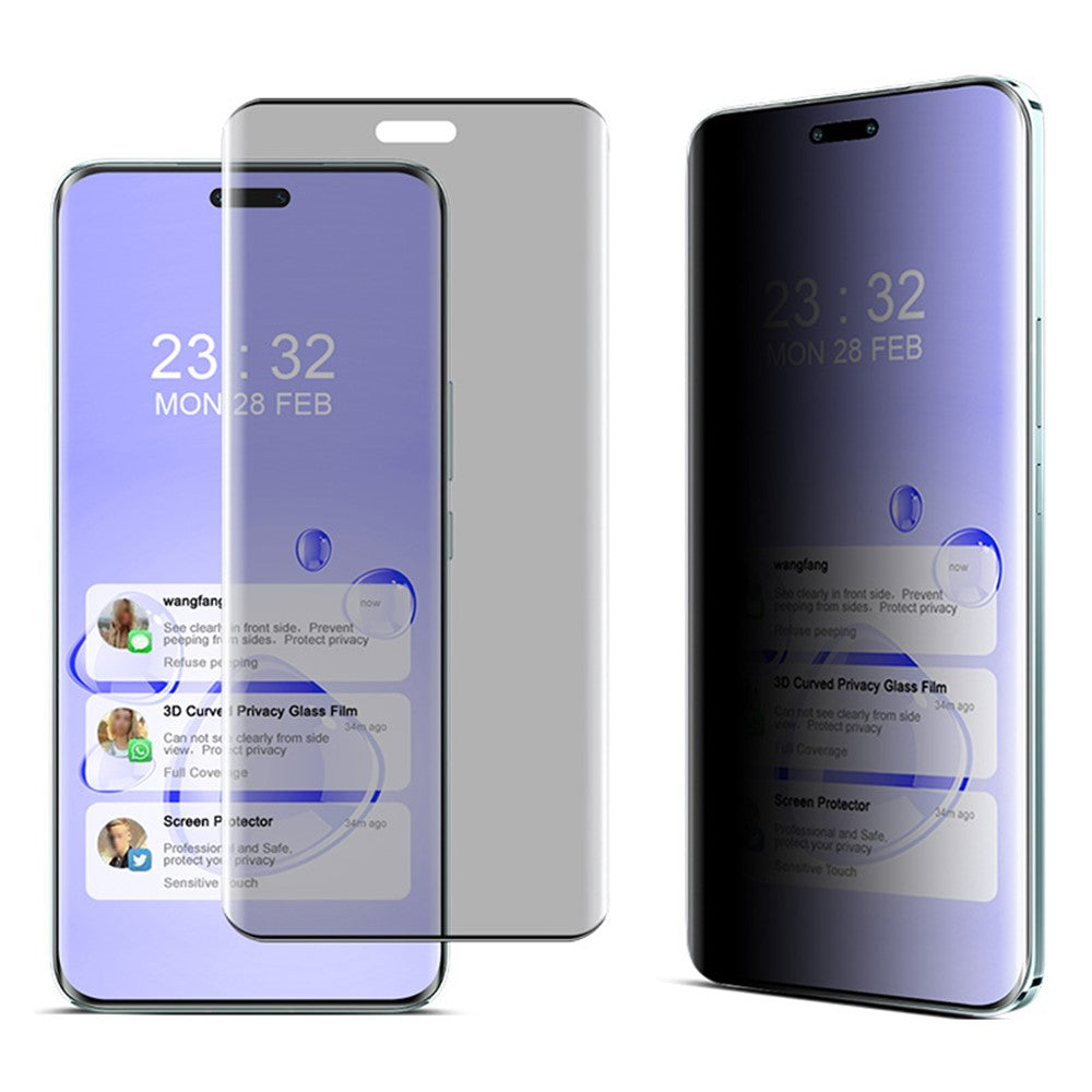 IMAK For 	Honor Magic6 RSR Porsche Design 5G Screen Protector 3D Curved Anti-Spy Film (No Edge Version)